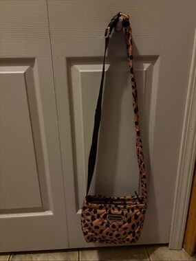 Marc Jacobs Leopard Print Crossbody in Pink and Black